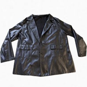 Black leather jacket